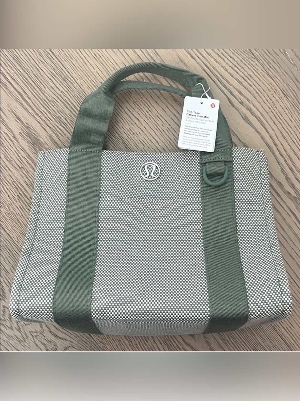 Lululemon two-tone Canvas Tote Mini 4.5L